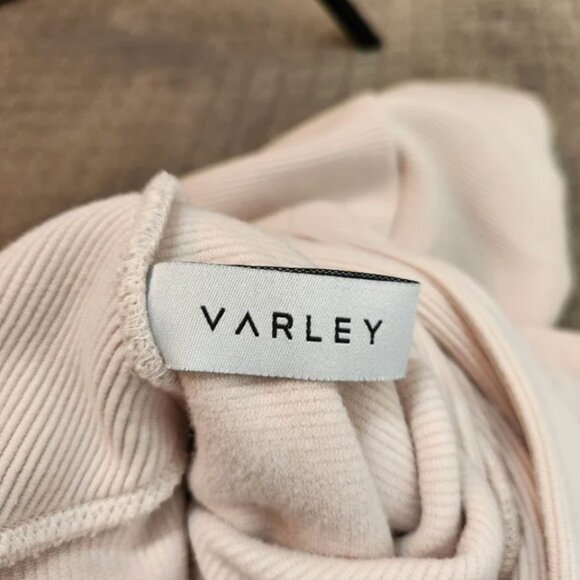 Varley Pale Blush Pink Colina Cowl Neck Pullover Sweatshirt XS - Picture 4 of 4